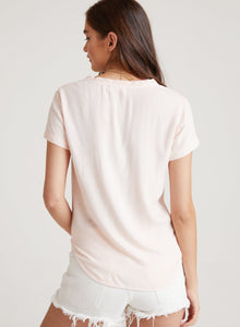 V-Neck Tee | Sunset Coral