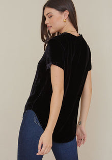 V-Neck Tee | Black