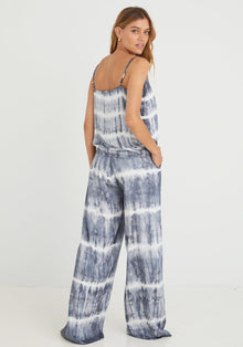 Wide Leg Pant | Glacier Stripe Dye