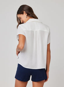 Short Sleeve Pullover | White