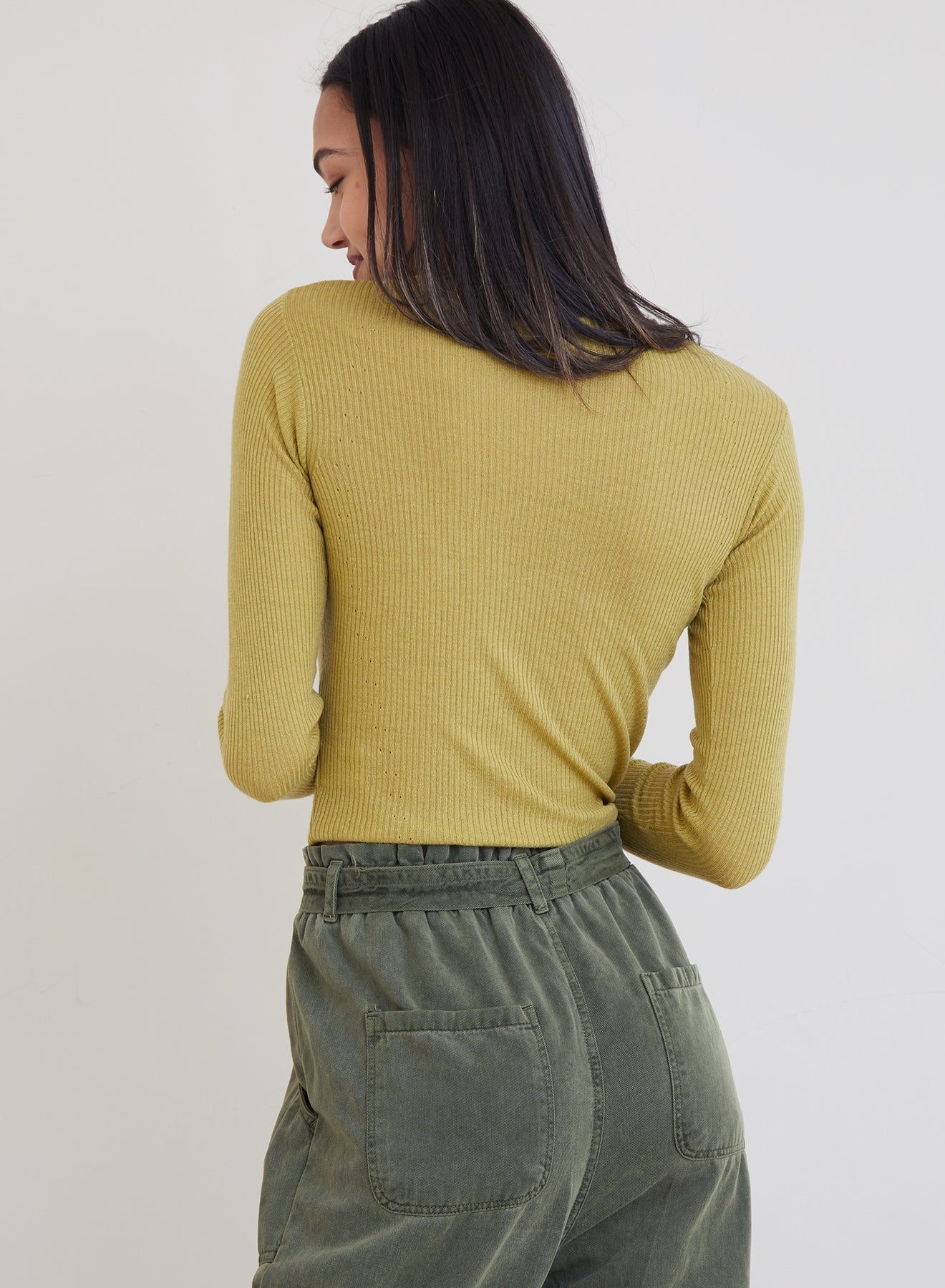 Mazzy Long Sleeve Crew Neck Sweater | Golden Spruce