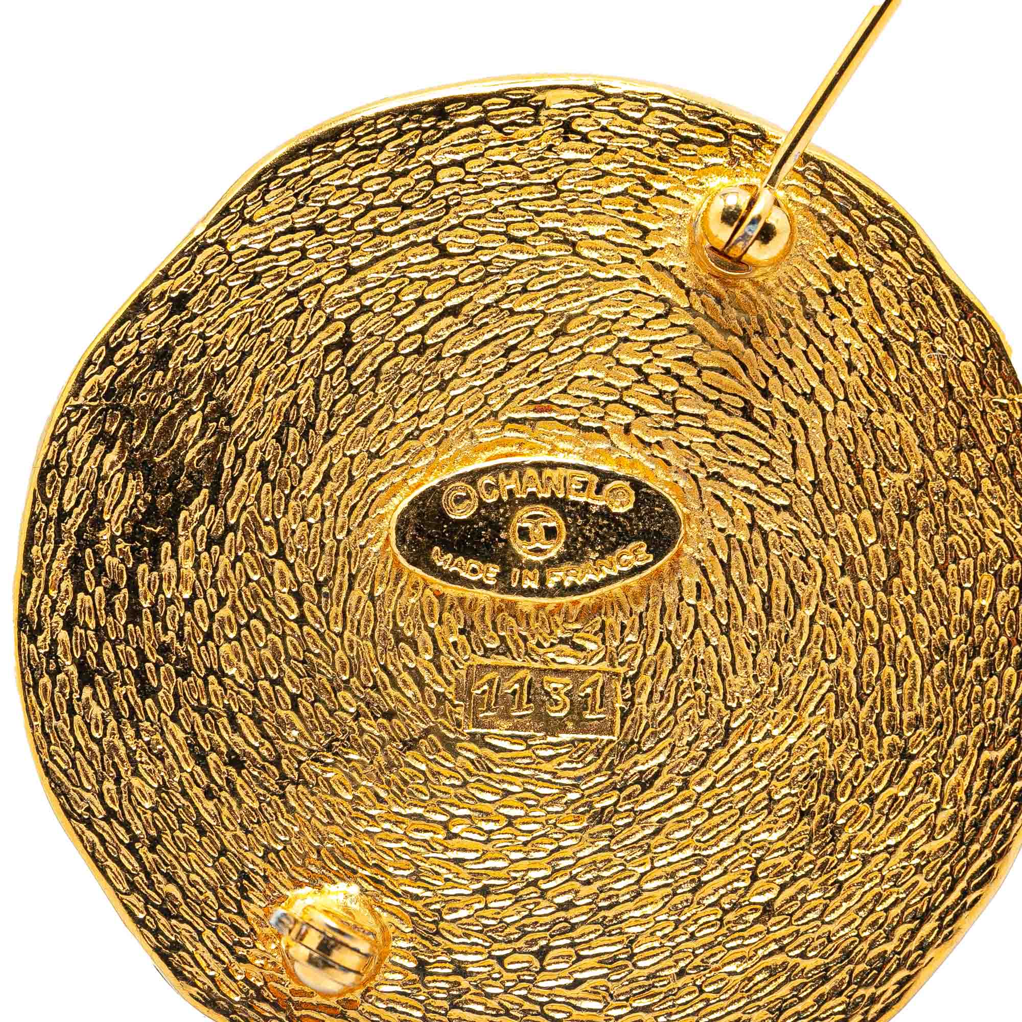Chanel | Pre-Owned Gold Plated 31 Rue Cambon Brooch | Gold