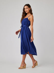 Flowy Cami Maxi Dress | Navy Coast