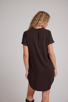 V Neck Dress | Quartz Brown