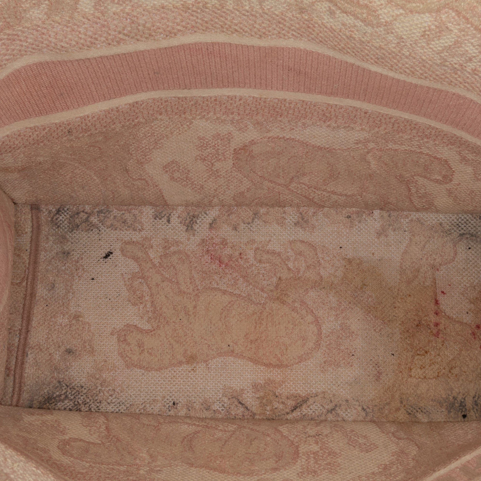 Dior | Pre-Owned Medium Toile de Jouy Book Tote | Pink/Light Pink