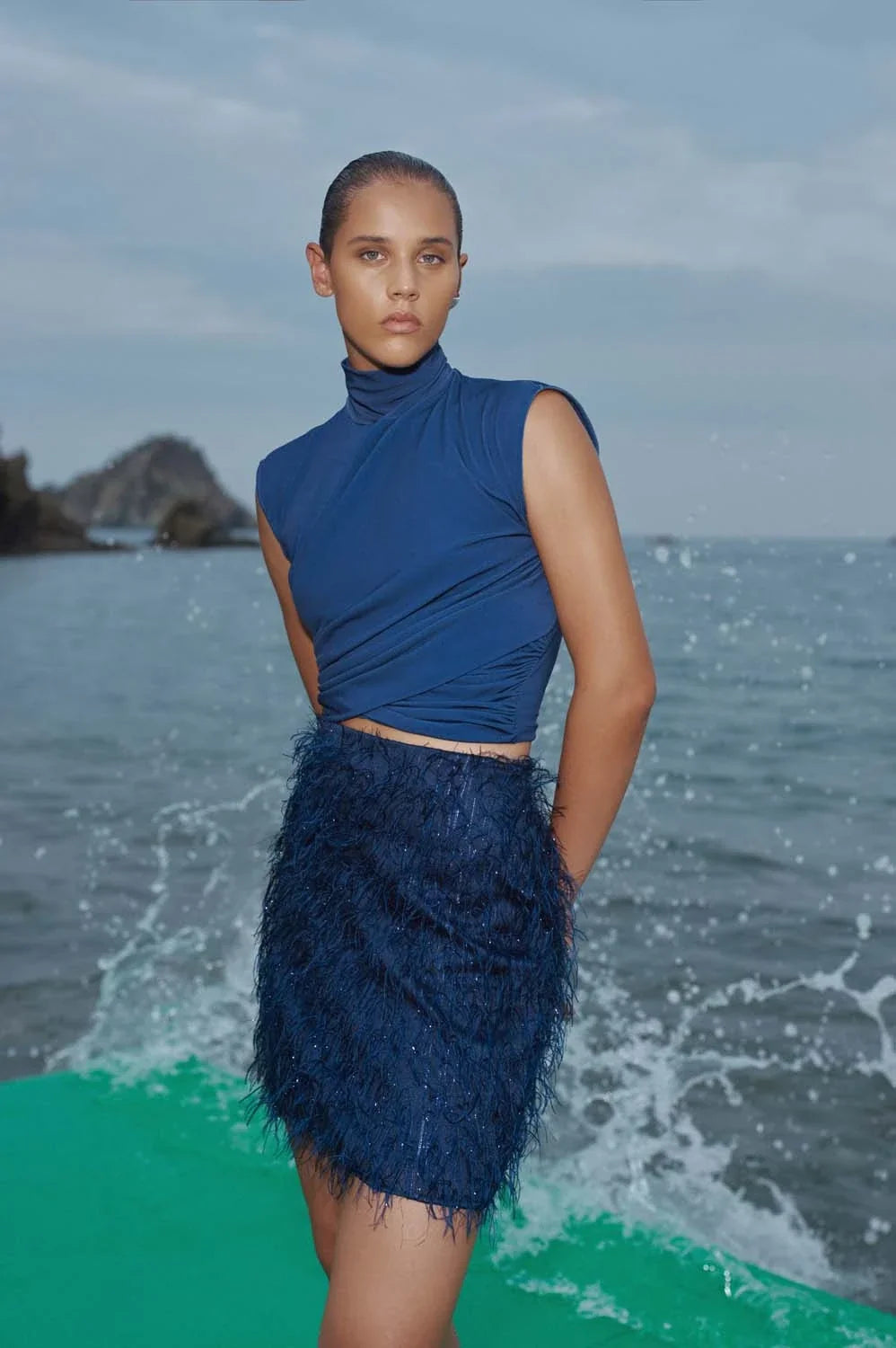Rayna Mini Skirt | Peacock