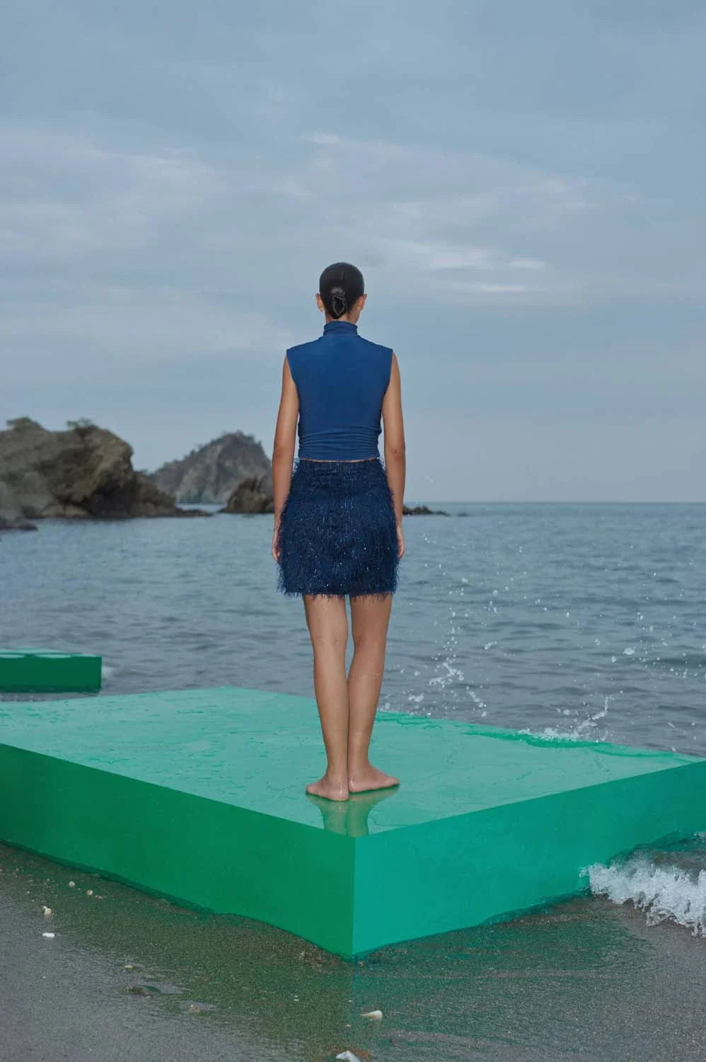 Rayna Crop Top | Peacock