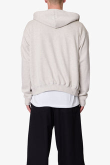 Basic Grey Zip Up Hoodie