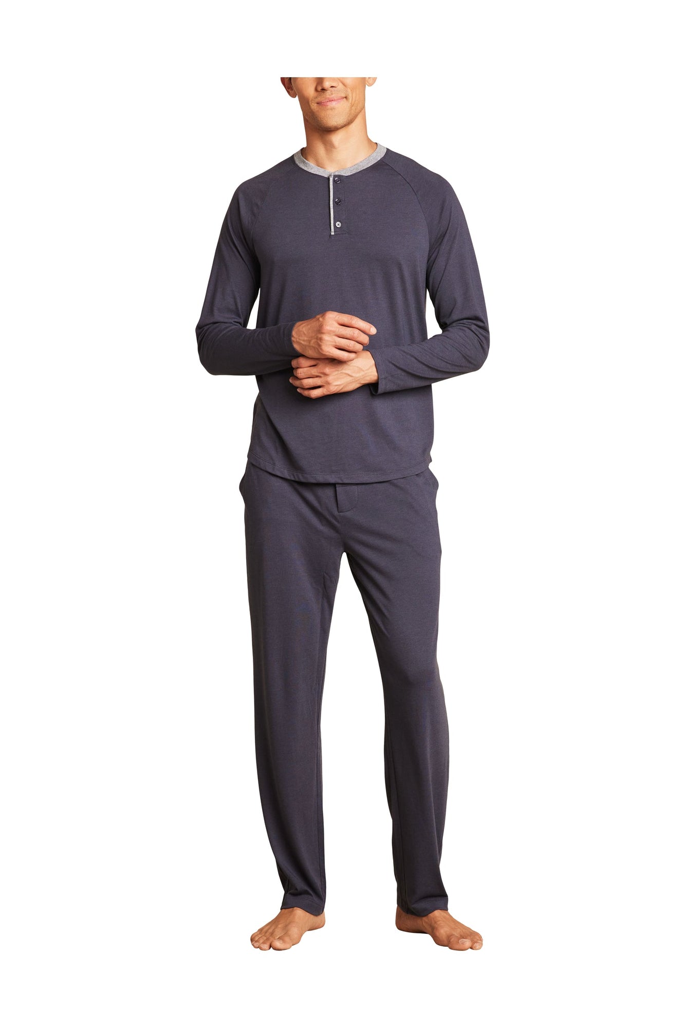 Mens | Malibu Collection Triblend Henley | Indigo
