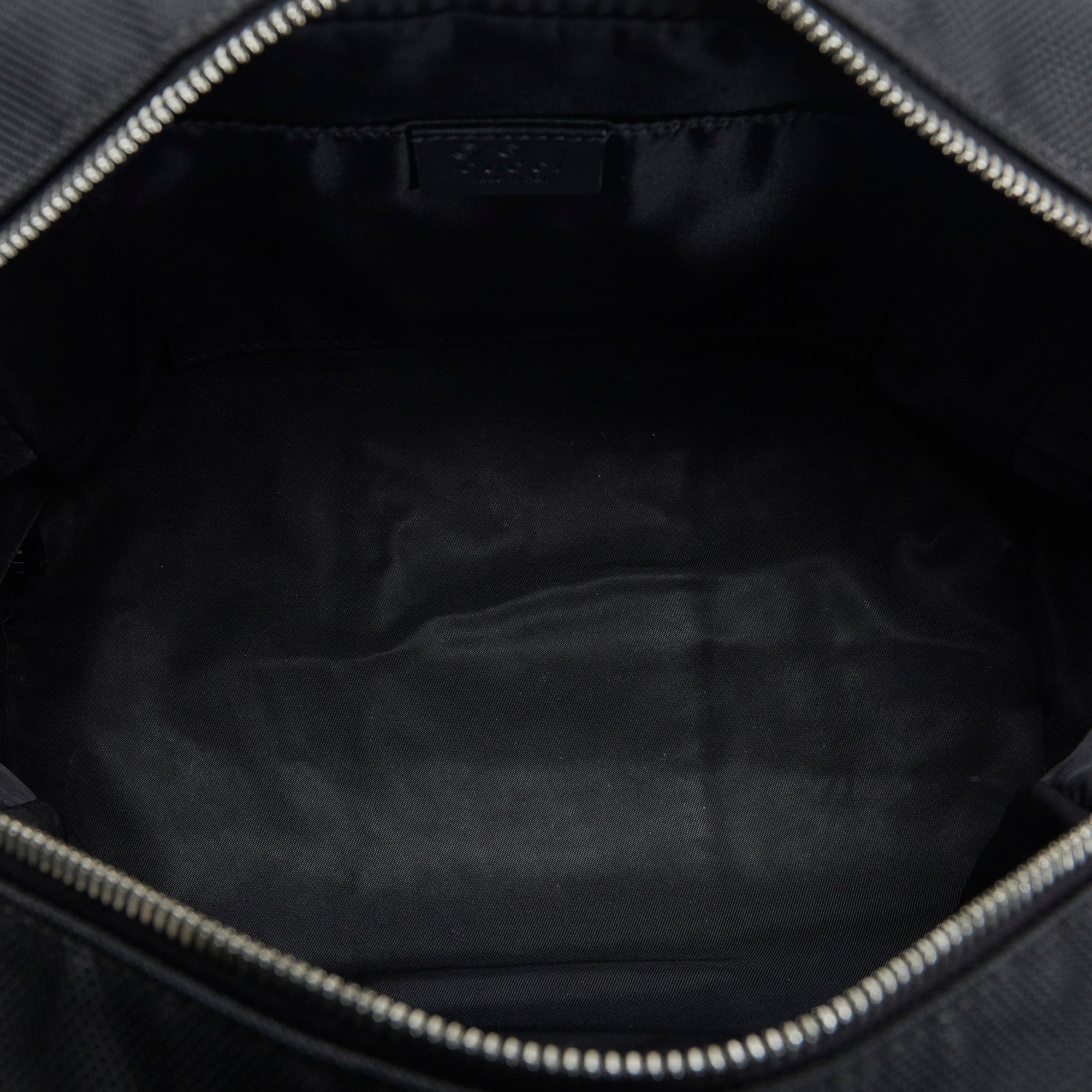 Gucci | Pre-Owned Techno Web Canvas Clutch | Black