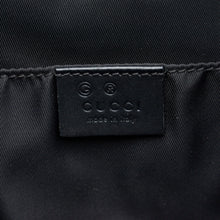 Gucci | Pre-Owned Techno Web Canvas Clutch | Black