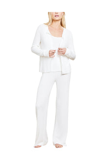 Womens | Cozychic Ultra Lite Ribbed Button Cardigan | Pearl