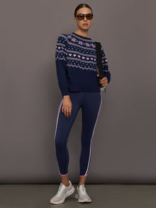 Elizabeth Sweater | Snowy Peaks Fairisle
