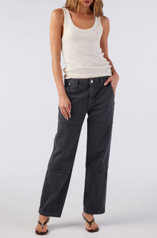 AMO Denim | Billie Field Pant in Pewter