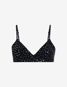 Classic Print Bralette::Silver Star::Main