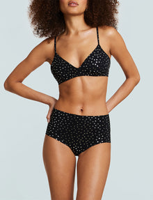 Classic Print Bralette::Silver Star::Hover