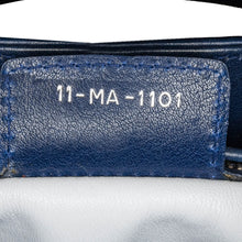 Dior | Pre-Owned Medium Lambskin And Tweed Cannage Lady | Blue/Navy
