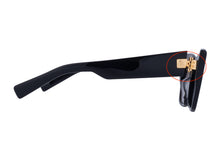 Womens | B - II Sunglass | Black - Gold | Dark Grey Gradient