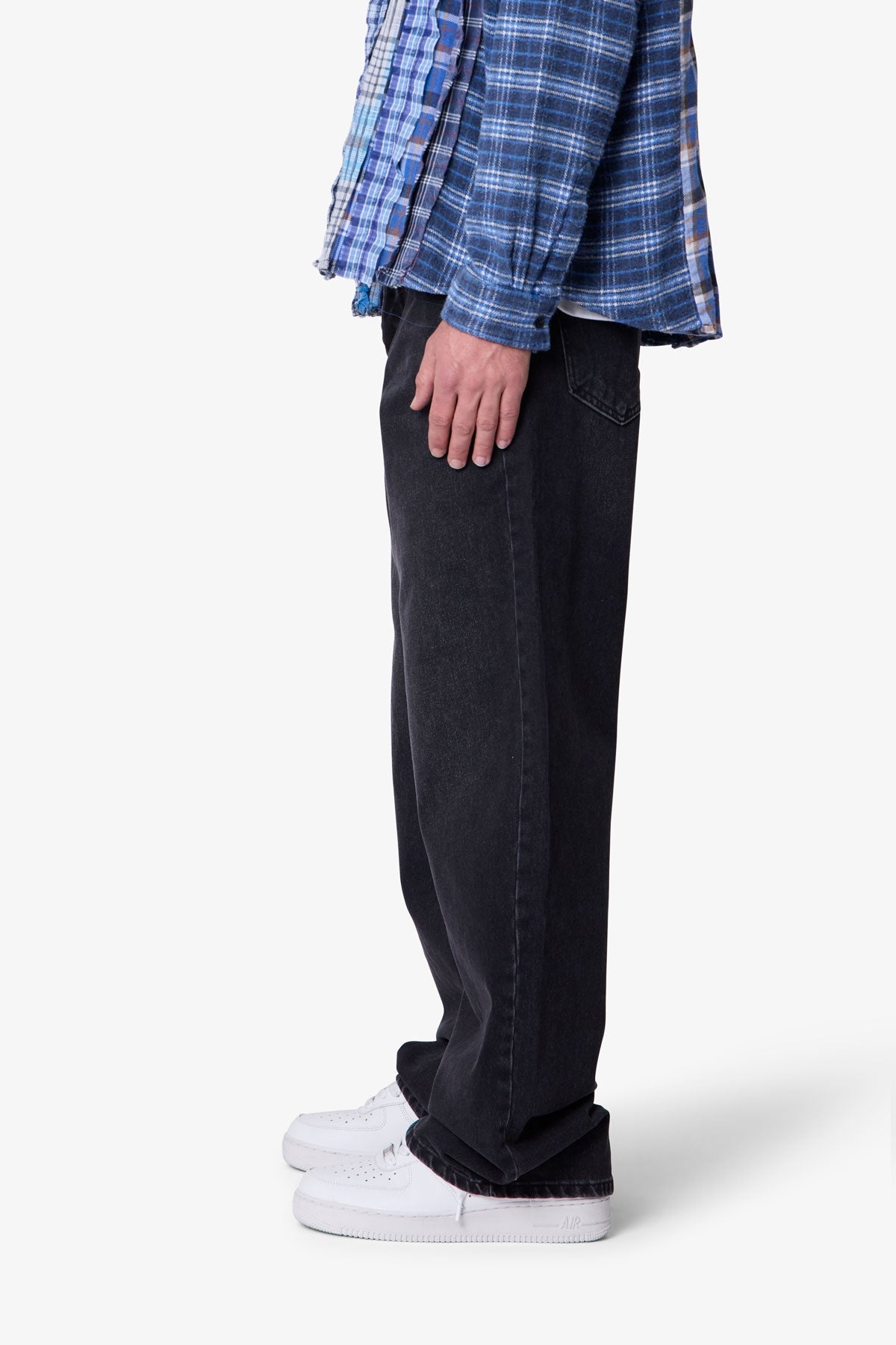 Baggy Denim | Stone Wash Black