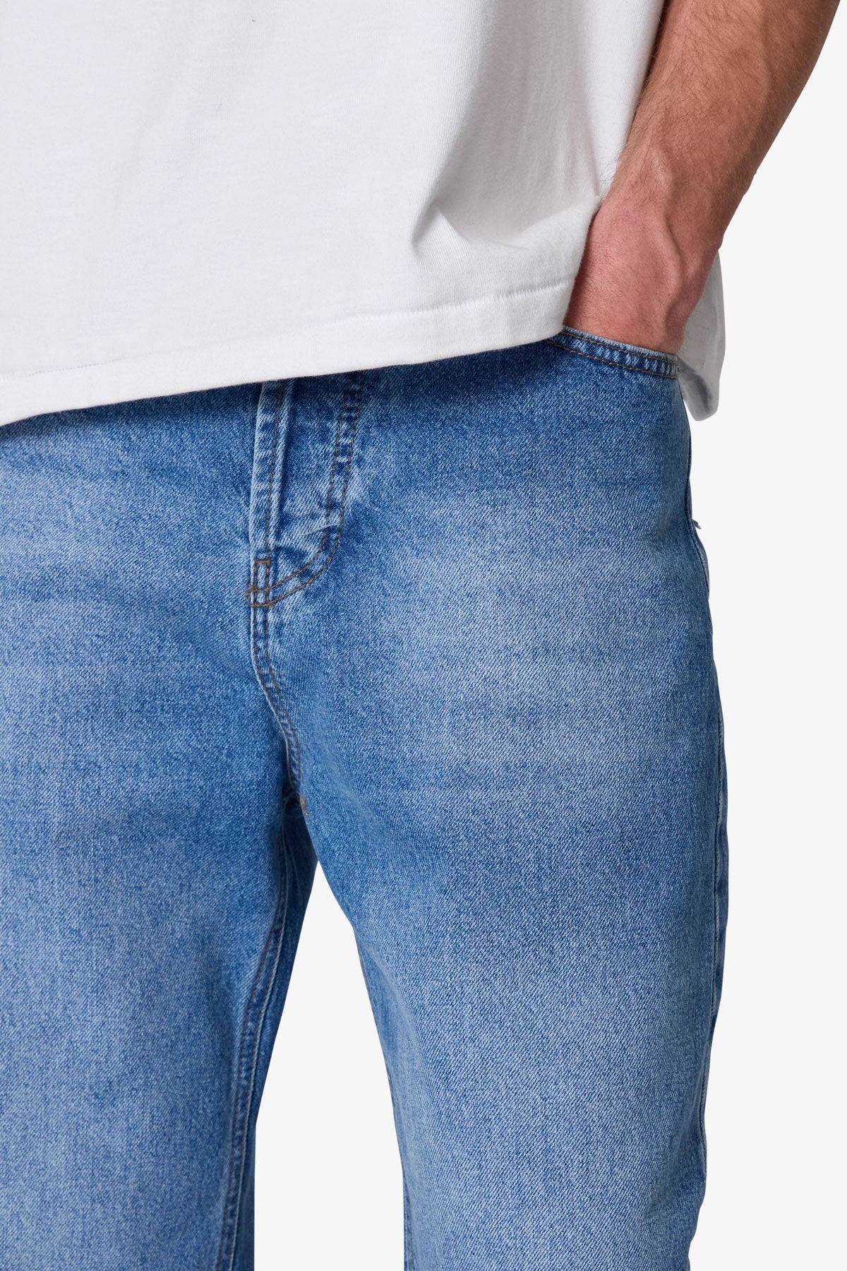 Baggy Denim | Washed Blue