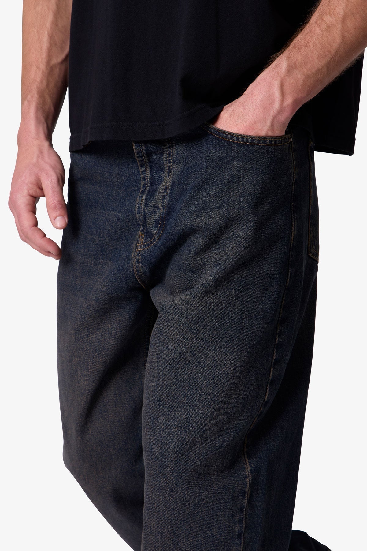 Baggy Denim | Washed Brown