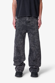 Baggy Moto Denim | Vintage Black