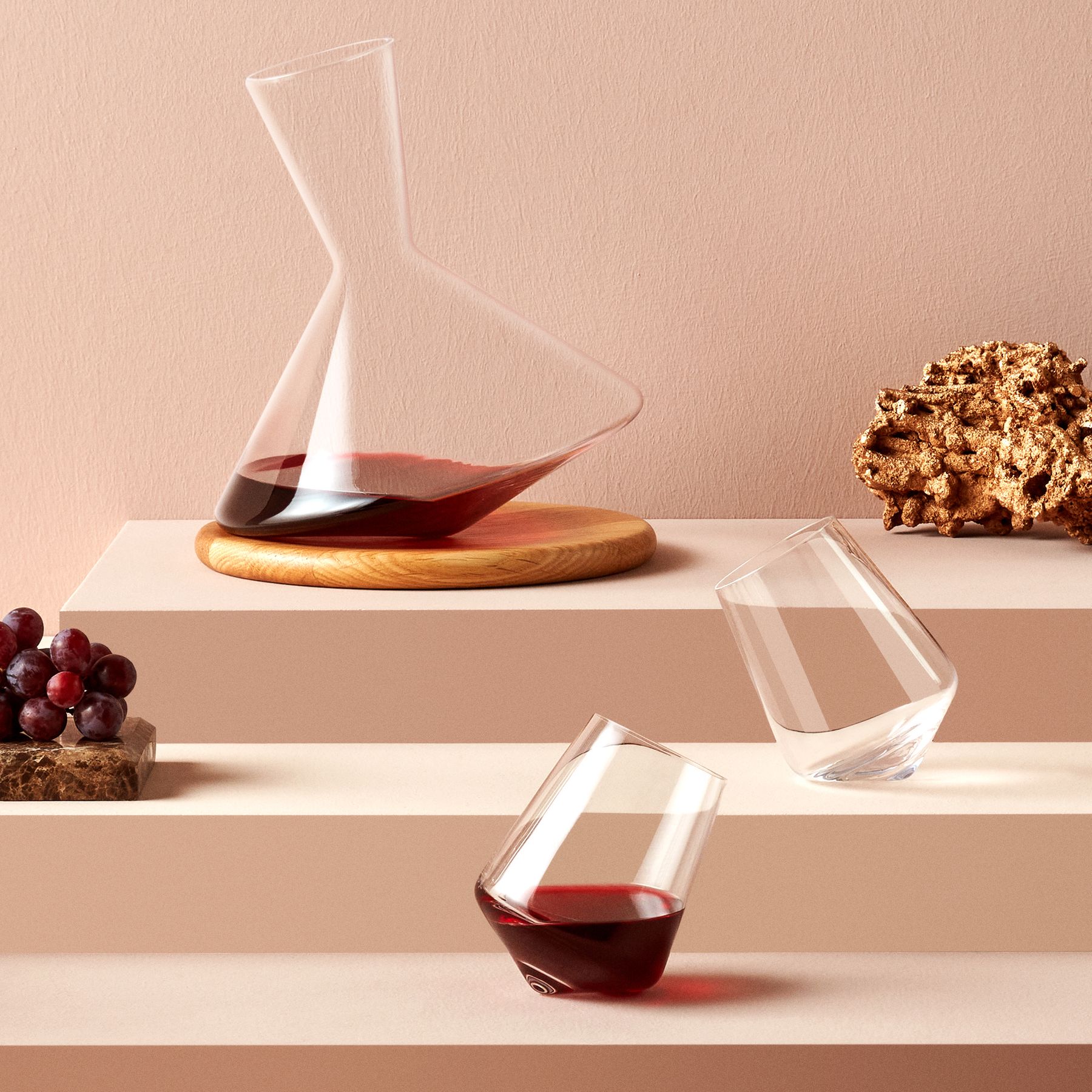 Balance Wine Glasses | Clear Crystal | Set of 2