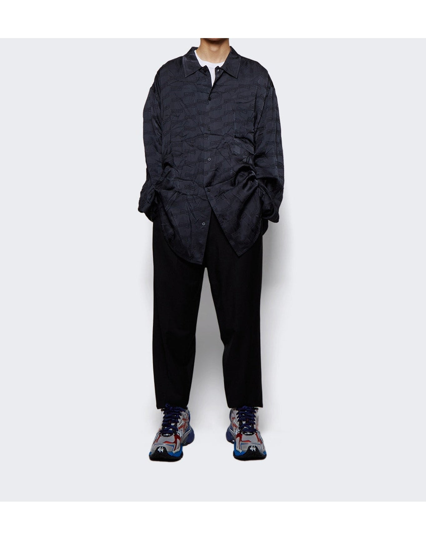 Balenciaga | Men | L/s Minimal Shirt | Black