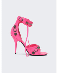 Balenciaga | Women | Cagole High Heel Sandals | Fluorescent Pink