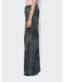 Balenciaga | Women | Maxi Skirt | Dirty Pale Blue