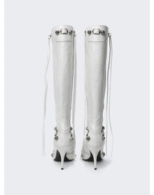 Balenciaga | Women | Tall Cagole High Heel Boot | Dirty Optical White