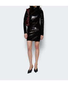 Balenciaga | Women | Turtleneck Mini Dress | Black
