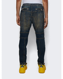 Balmain | Men | Knee-pads Destroyed Rider Jeans | Blue