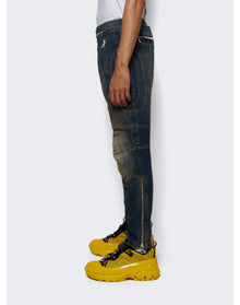 Balmain | Men | Knee-pads Destroyed Rider Jeans | Blue