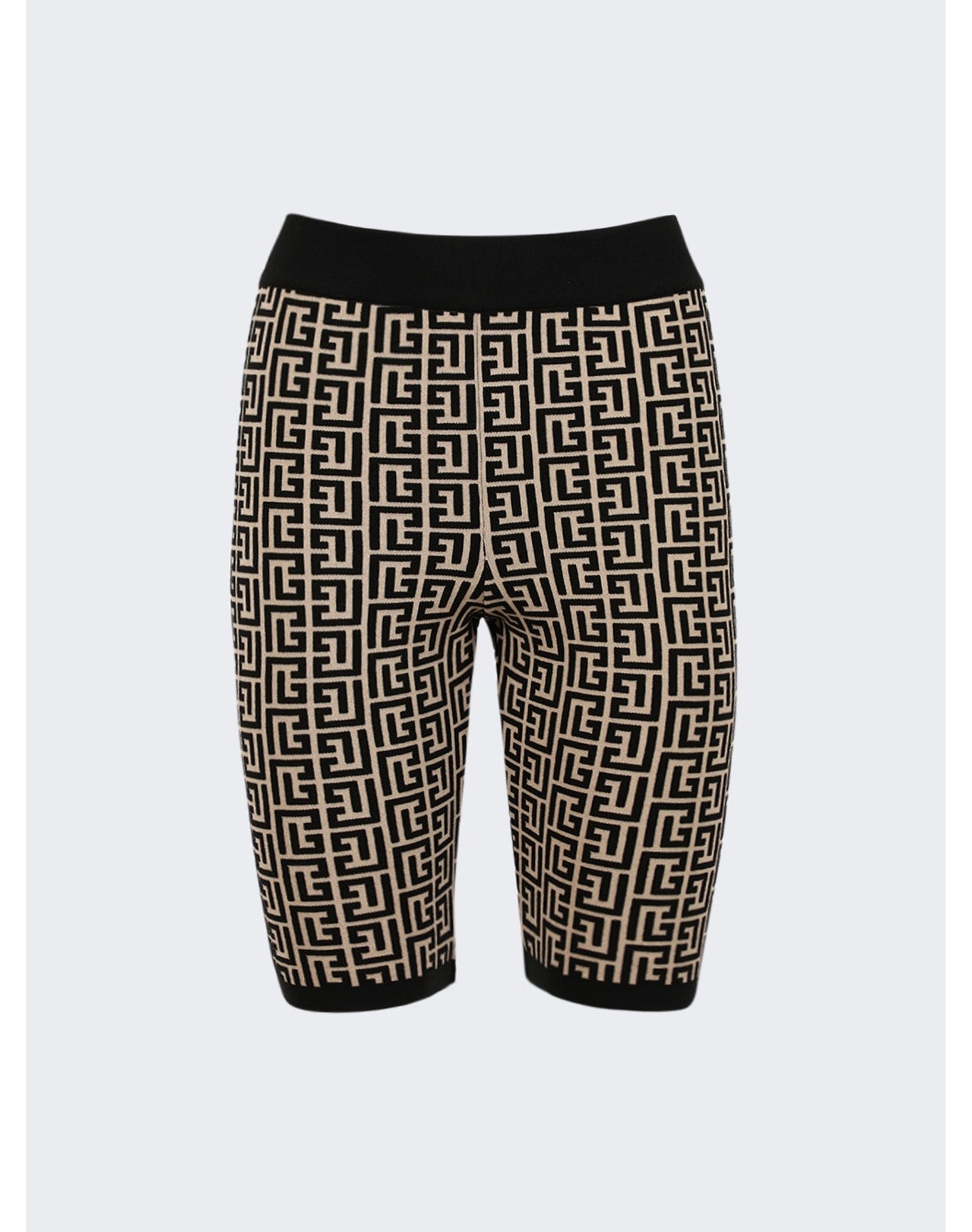 Balmain | Women | Monogram Cyclist Shorts | Black