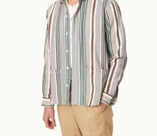 Barkley Jacquard Stripe Cotton Resort Overshirt Woven | Multi