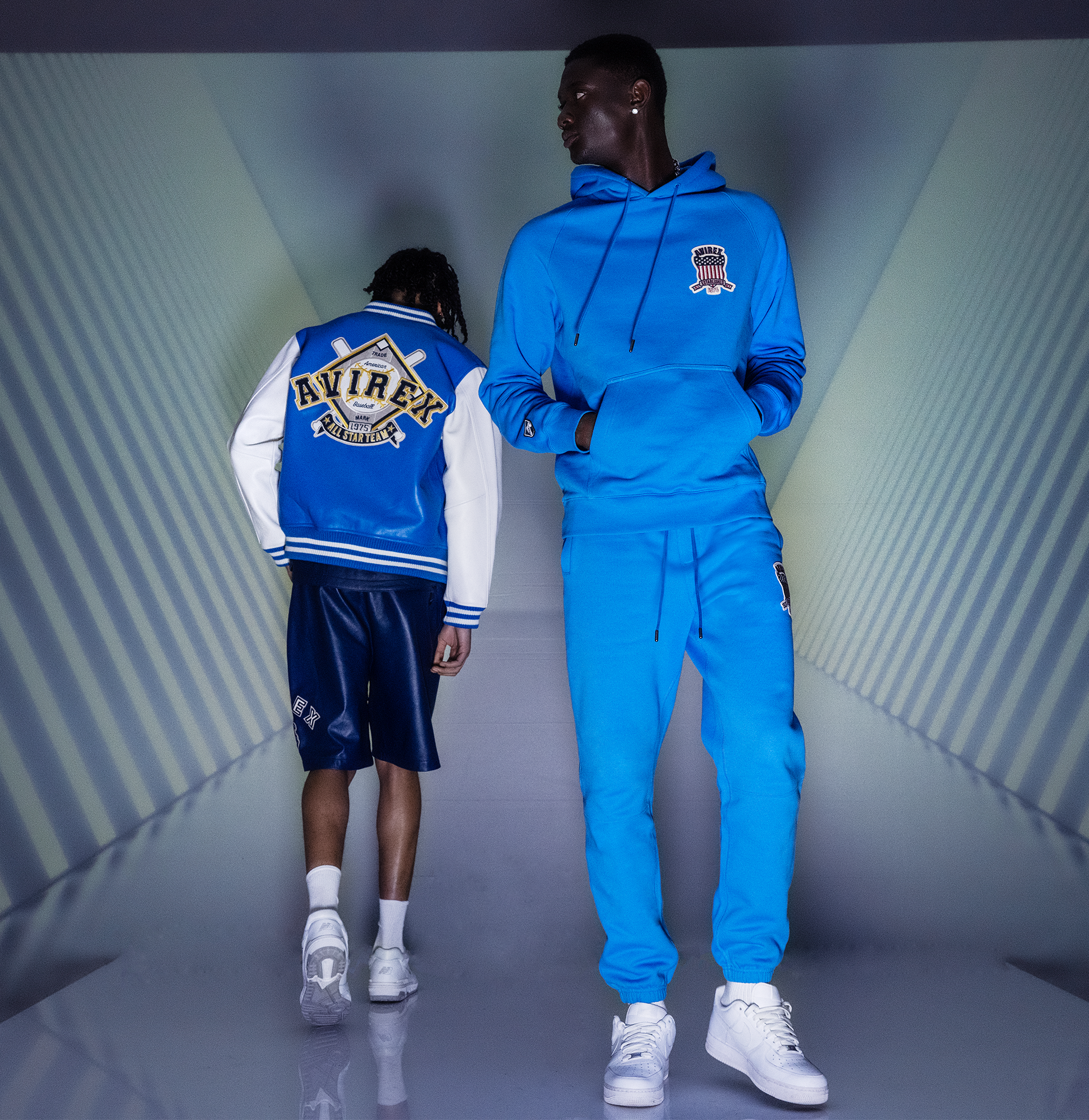 Game Day Nappa Leather Short | Varsity Blue