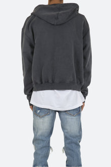 Basic Zip Up Hoodie | Vintage Black