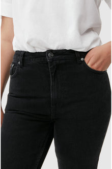 Betzy Cropped Jeans | Washed Black/Black