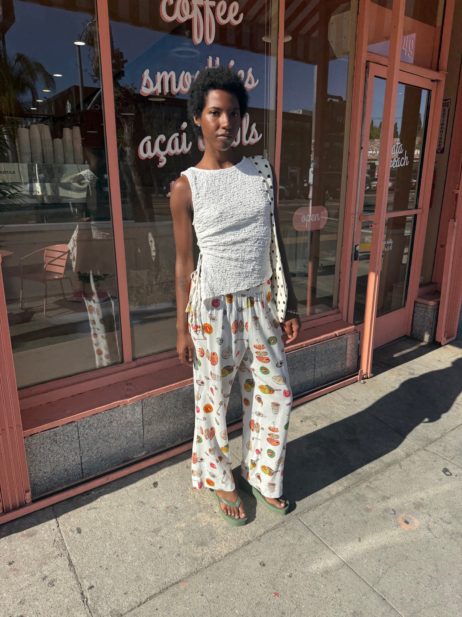 Nora Pant | Caviar Dreams White