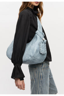 Bleached Medium Hobo Bag | Celestial Blue