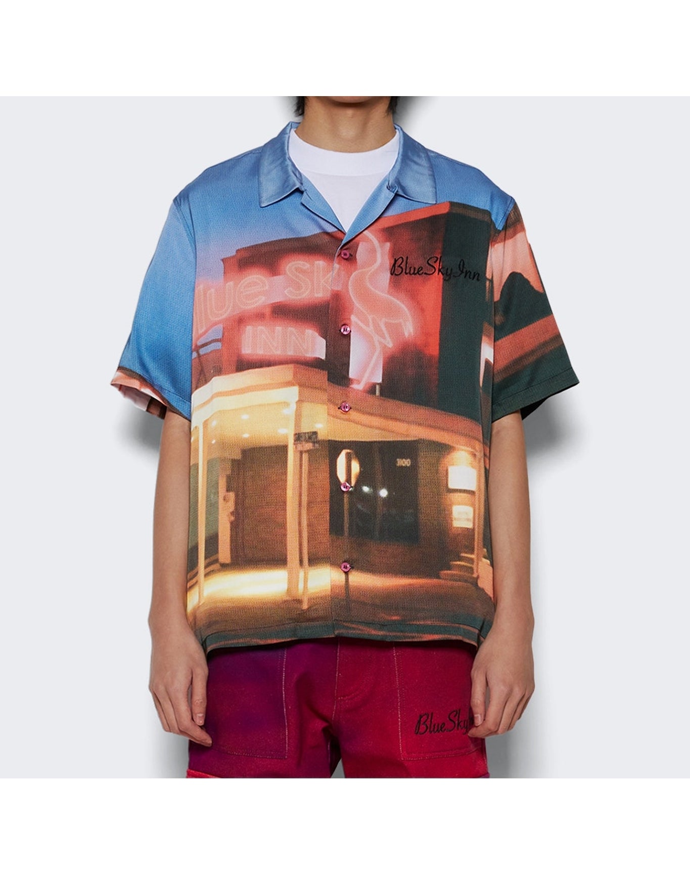 Blue Sky Inn | Men | Flamingo Inn Shirt | Multicolor