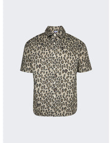 Bluemarble | Men | Shortsleeve Shirt | Leopard Print