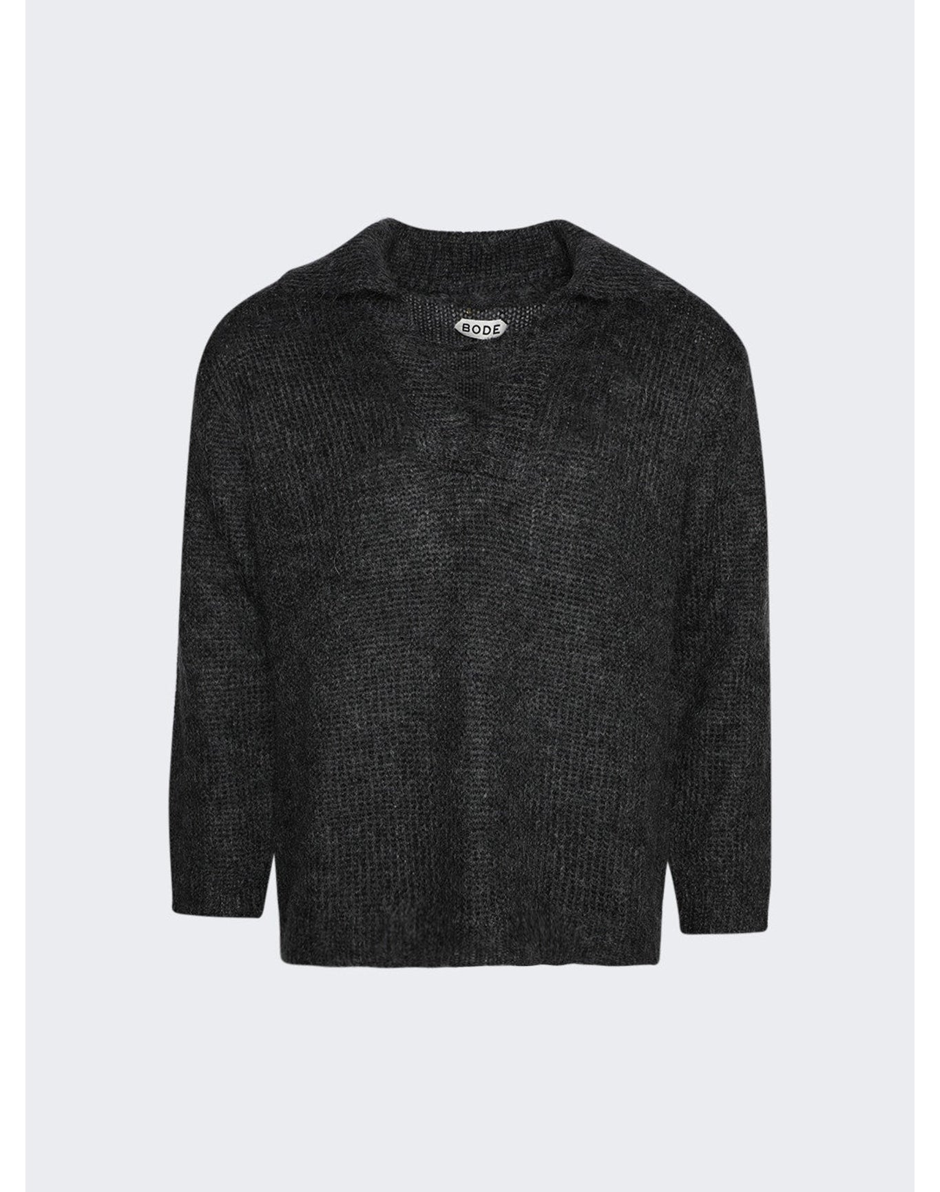 Bode | Men | Alpine Pullover Sweater | Grey