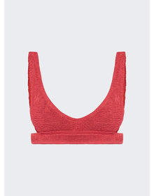 Bond-Eye | Women | Nino Crop Bikini Top | Mineral Red Palm