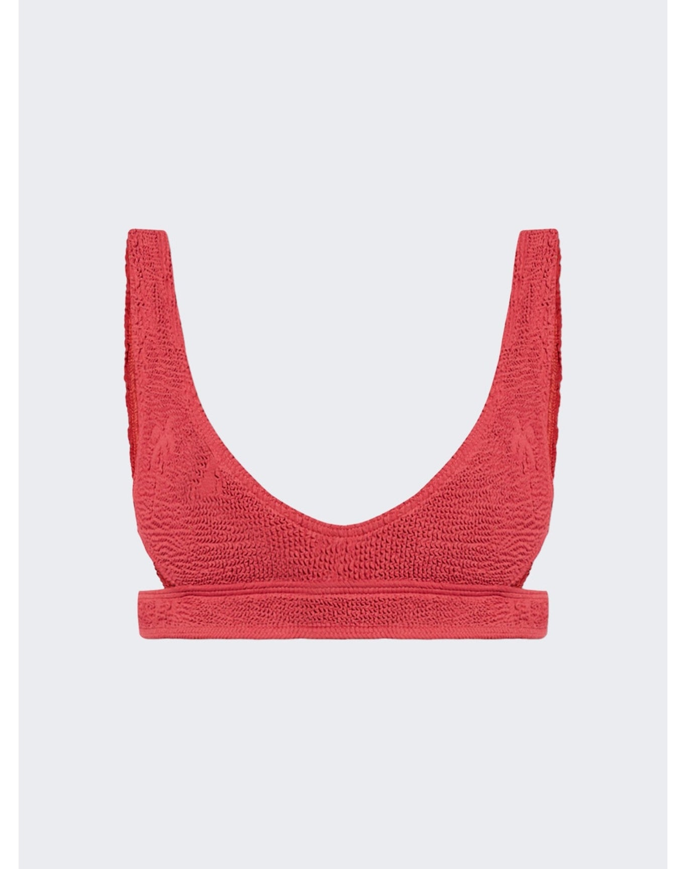 Bond-Eye | Women | Nino Crop Bikini Top | Mineral Red Palm