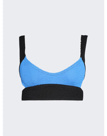 Bond-Eye | Women | Splice Nino Crop Bikini Top | Cobalt x Black