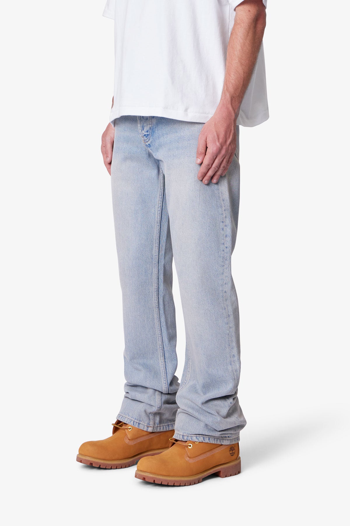 Bootcut Denim | Light Sand Washed Blue