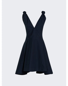 Bottega Veneta | Women | Compact Cotton Dress | Abyss