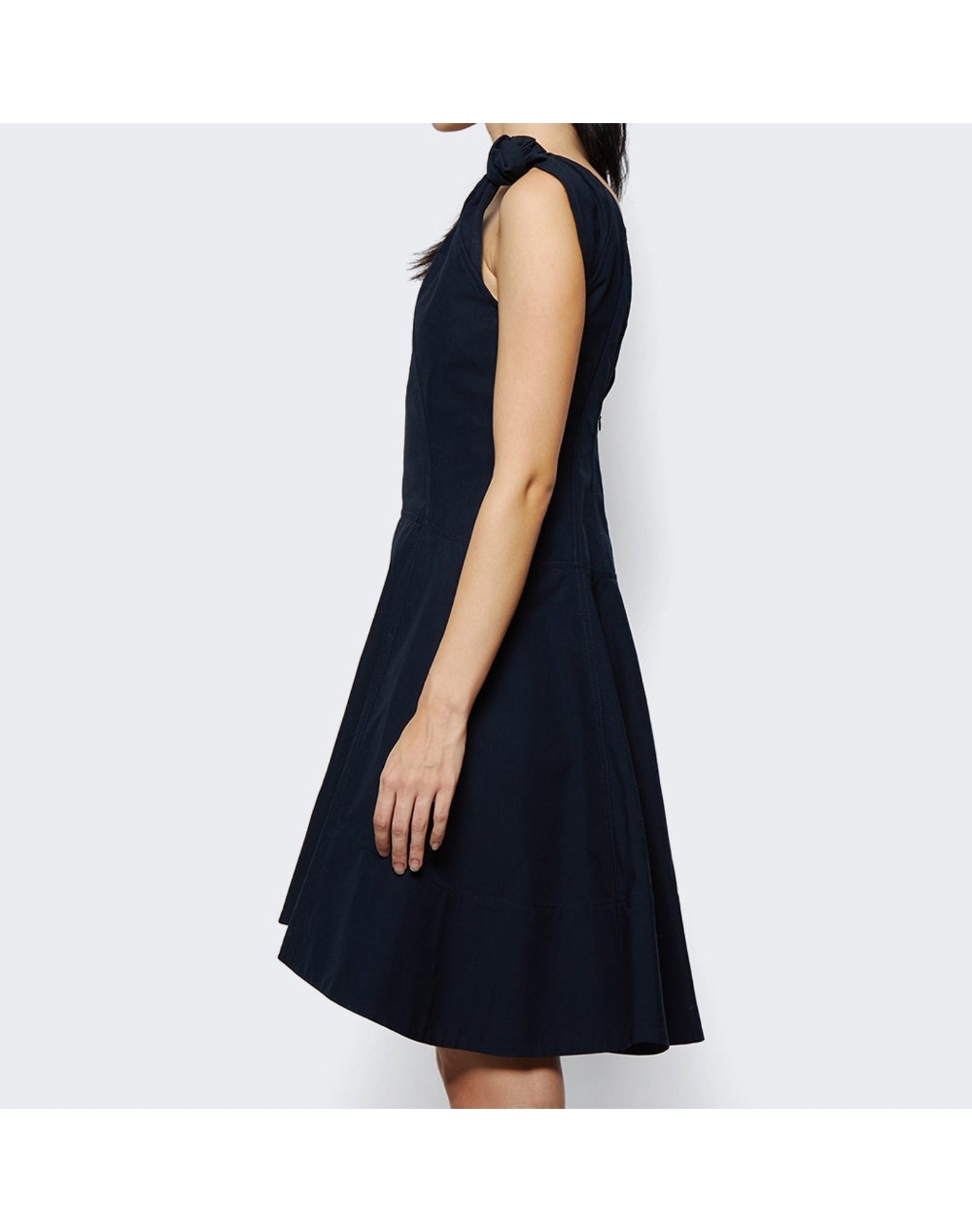 Bottega Veneta | Women | Compact Cotton Dress | Abyss